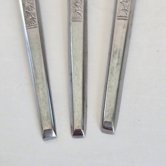 Stanley Roberts Winthrop Soup Spoons Set of 3 WM Dalton Japan Stainless Steel - Picture 4 of 10